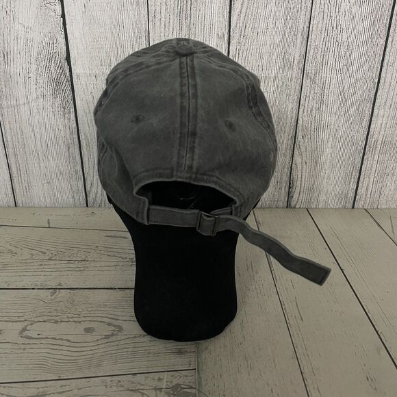 Mountain Khakis Jackson Hole Wyoming Adjustable Hat Cap Gray Grey - Picture 4 of 7